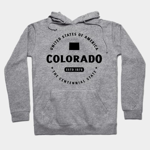 Colorado - Centennial Elegance Hoodie by Vectographers